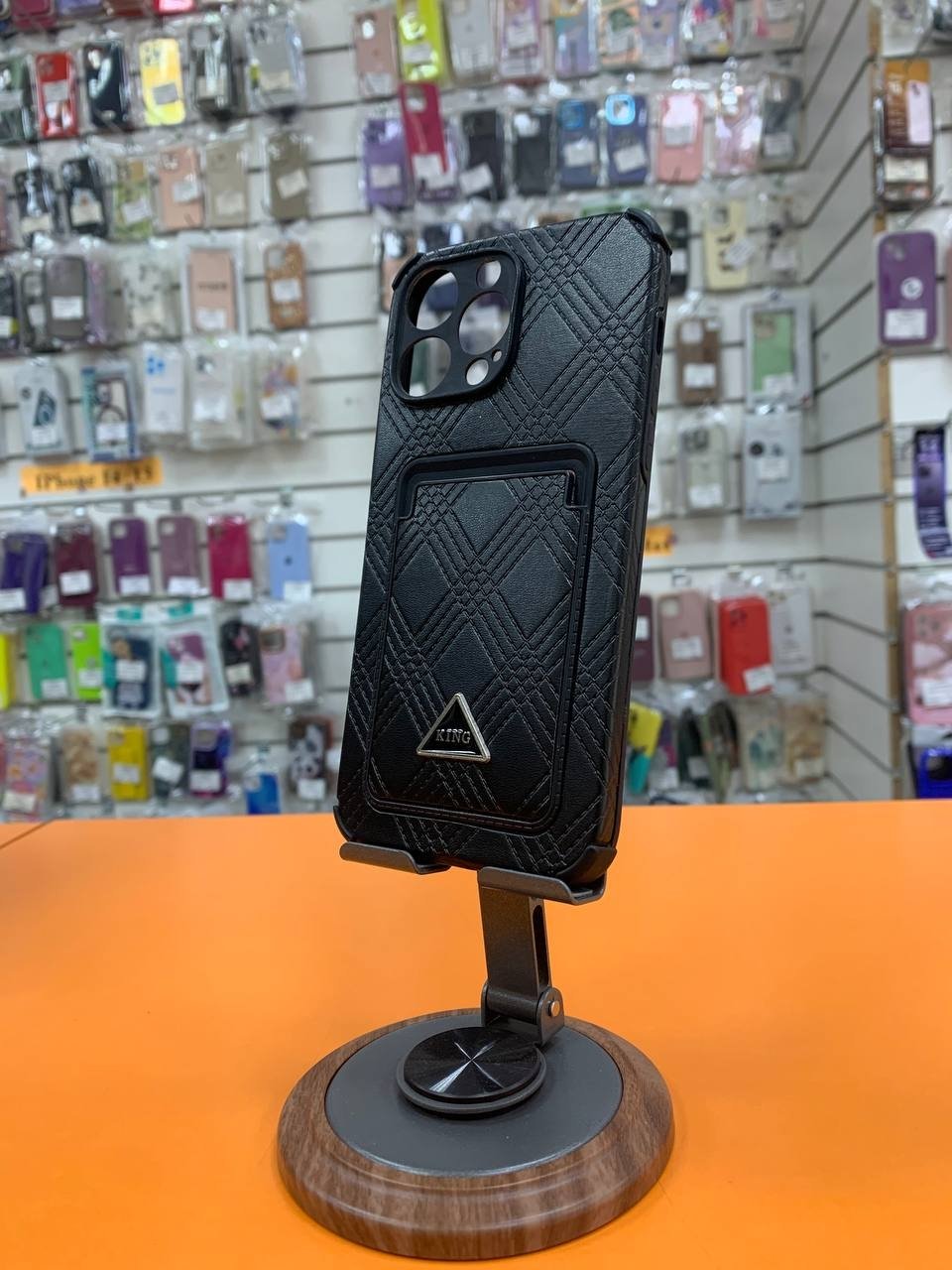 Чехол для iPhone 14 Pro Max «Кожа В Ромбик» - 2